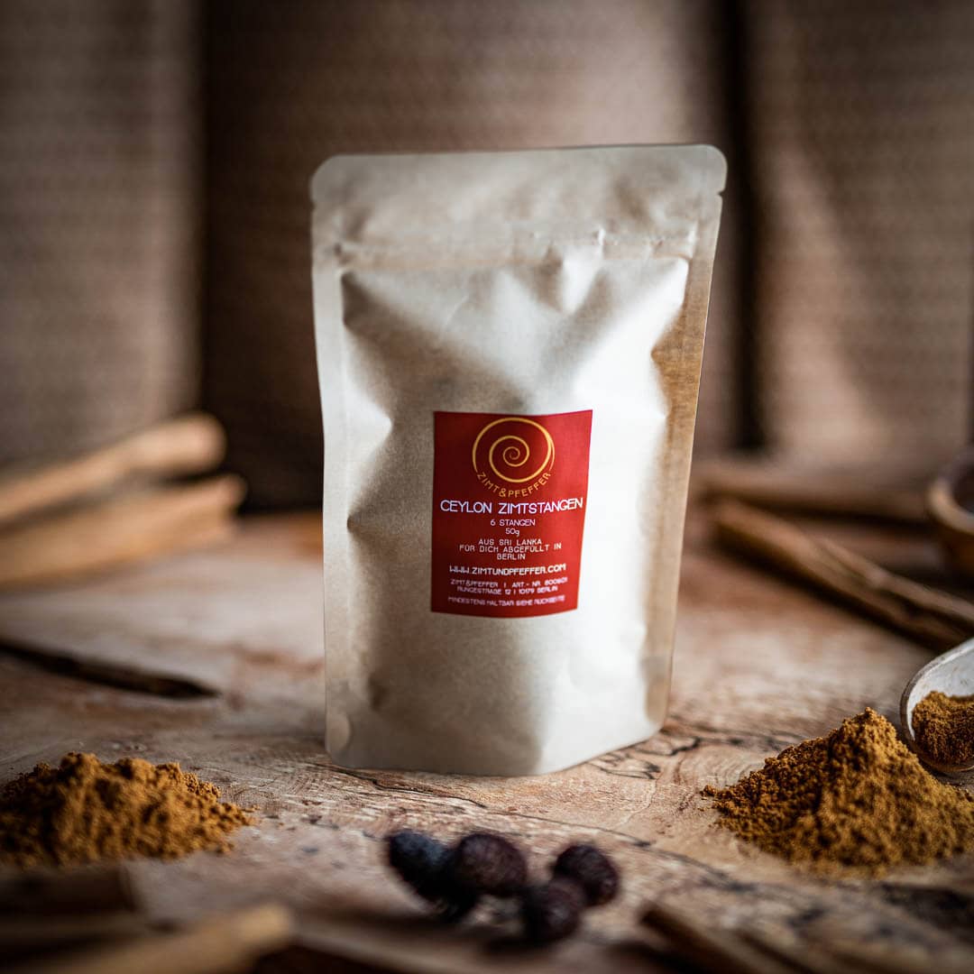 Ceylon Zimtstangen – süß & orangig, fein gerollt aus Sri Lanka